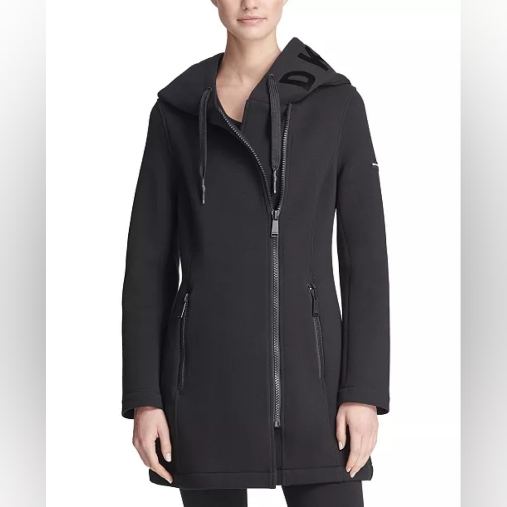 DKNY
Sport Asymmetrical Hooded Scuba Jacket L LARGE